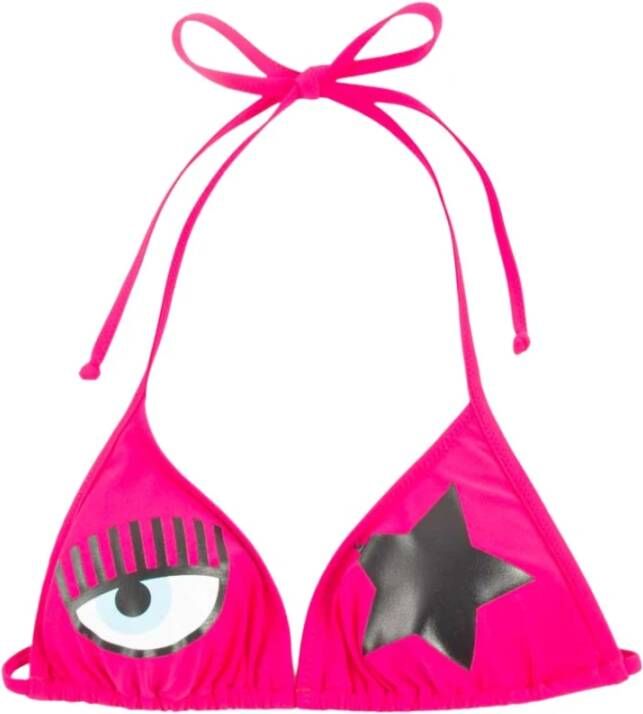 Chiara Ferragni Eyestar Bikini Top Collection, Roze, Dames
