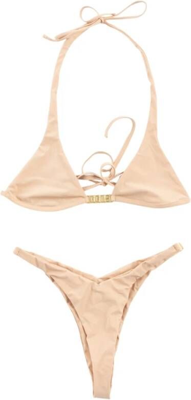 Gcds Ss22W720700 Bikini , Beige, Dames