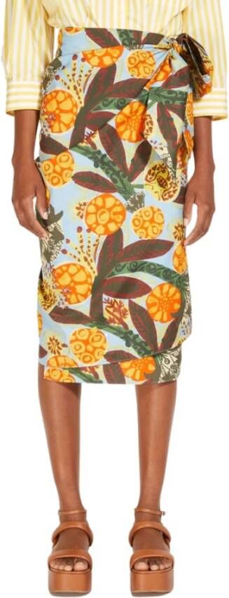 Max Mara Weekend Midirokken Geel Dames