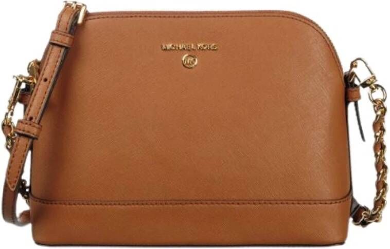Michael Kors Jet set schoudertas , Bruin, Dames