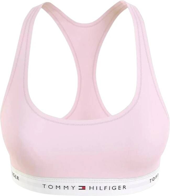 Sportbustier met tommy hilfiger opschriften op de onderbusteband