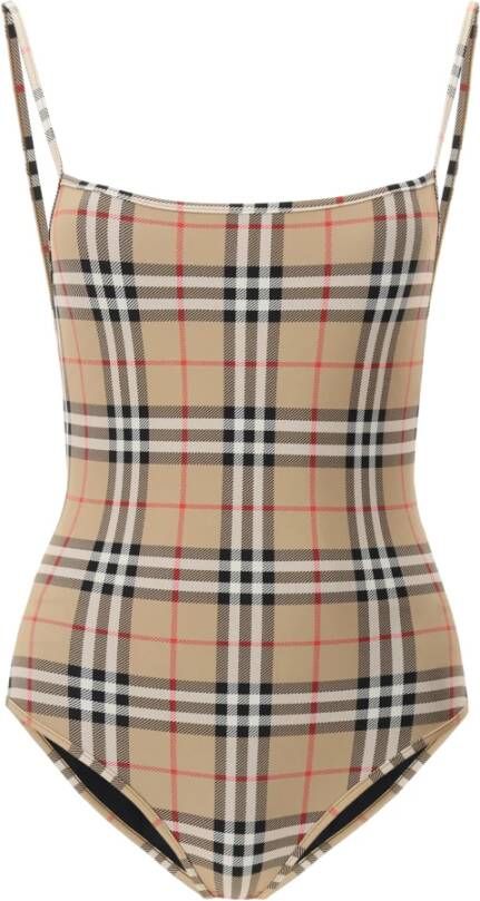 Burberry Badpak met uitneembare padding en ruitdessin