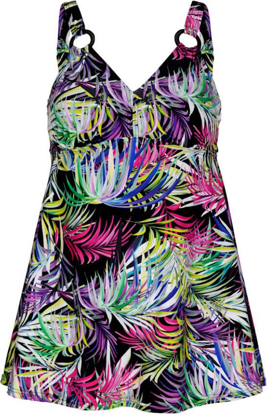 maritim Badjurkje met sierringen aan de bandjes Paars/Groen