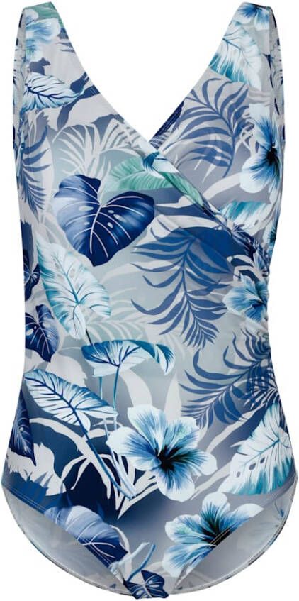 maritim Badpak in klassiek wikkelmodel Blauw