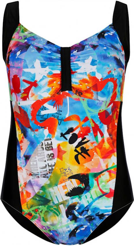 maritim Badpak met kleurrijke print Blauw/Groen