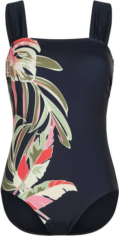 maritim Badpak met print voor Marine/Groen