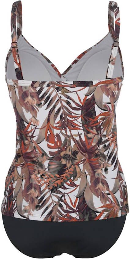 Olympia Tankini met modieus dessin Bruin