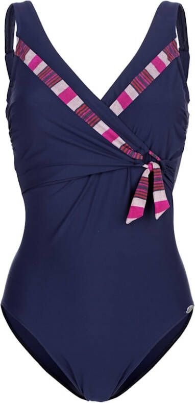 SUNFLAIR Badpak in wikkellook Blauw