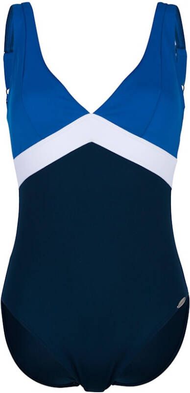 SUNFLAIR Badpak met diepe V hals Blauw