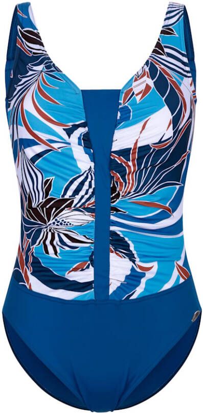 SUNFLAIR Badpak met plooitjes voor Blauw