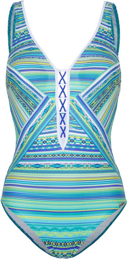 SUNFLAIR Badpak met vetersluiting Groen