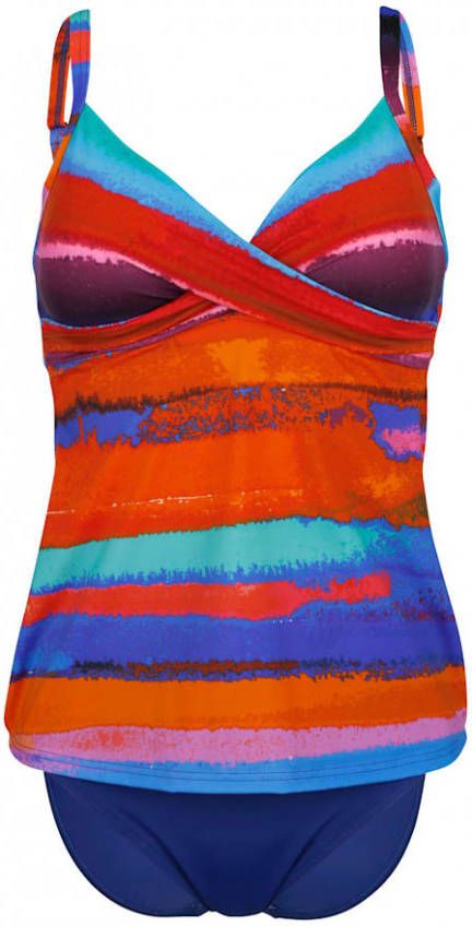 SUNFLAIR Tankini in wikkellook Blauw