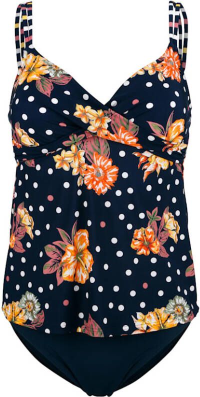 SUNFLAIR Tankini in wikkellook Blauw