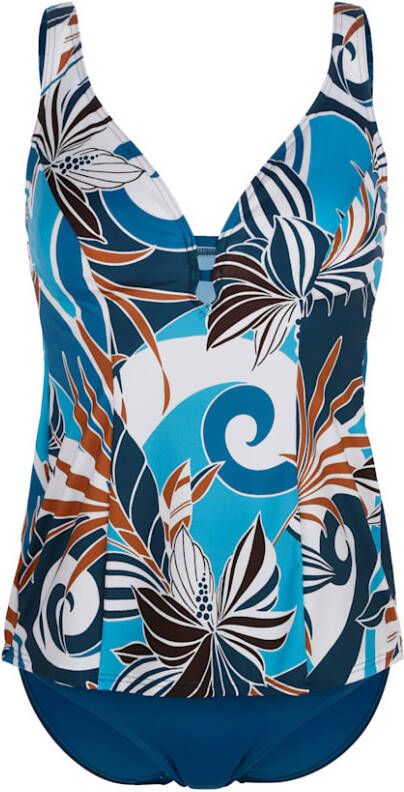 SUNFLAIR Tankini met broekje in hoger model Blauw