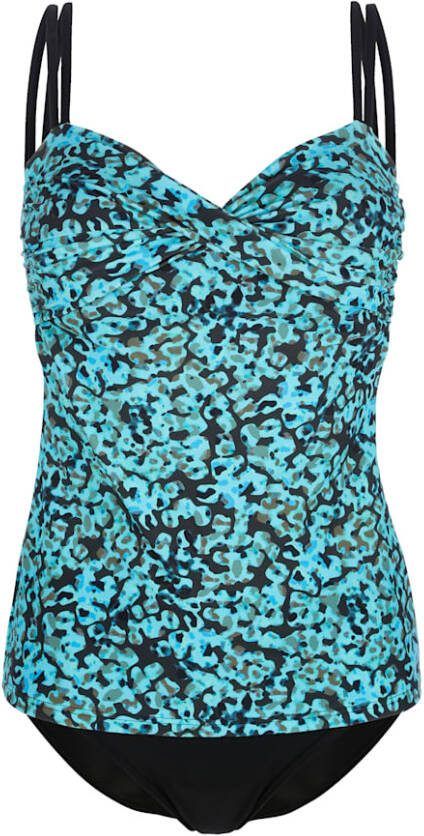 SUNMARIN Tankini met trendy dessin allover Turquoise
