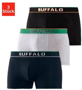 Buffalo Boxershort Weefband in collegedesign(set, 3 stuks )