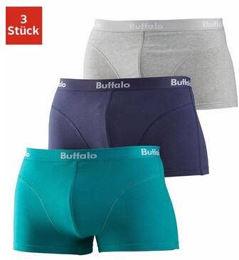 Buffalo Hipster met overlocknaden voor(set, 3 stuks )