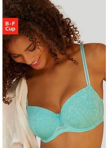Lascana Balconette bh Dessous van fijne, gebloemde kant