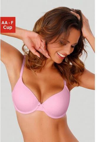 Lascana Bh met steuncups Ela perfect basic met beugel van zijdeachtige microvezel