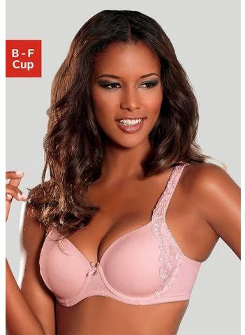 Lascana Bh met steuncups WANDA met beugel, met opzij kant