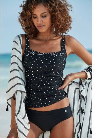 Lascana Bikinibroekje Merilyn uni en gedessineerd in klassiek model