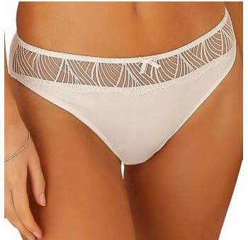 Lascana Bikinibroekje met band van modieuze kant
