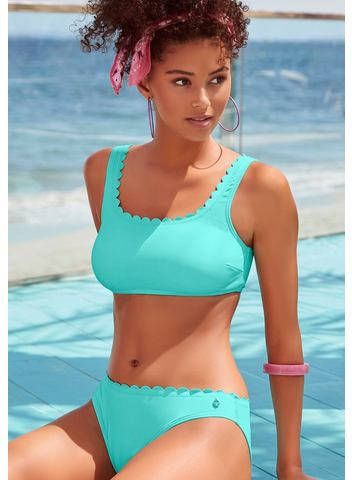 Lascana Bikinibroekje Scallop met gelaserd schulprandje