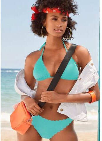 Lascana Bikinibroekje Scallop Scallop in strak brasil model