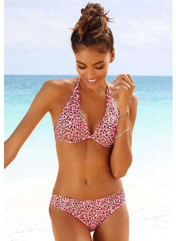 Lascana Bikinitop met beugels Mae met schulprandjes