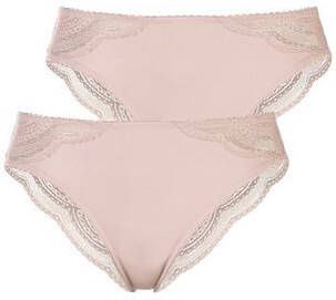 Lascana Brasil slip met fijne kant(set, 2 stuks )