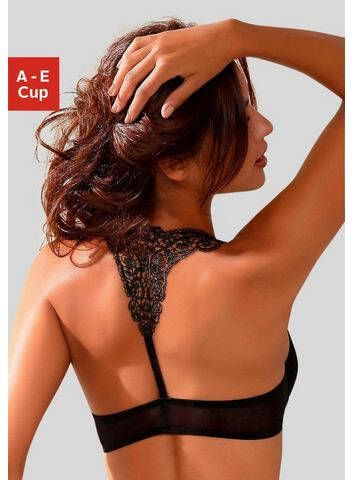 Lascana Push up bh MELISSA met praktische voorsluiting & borduurkant