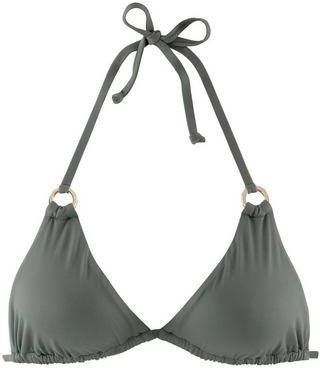 Lascana Triangel bikinitop Italy met sierringen