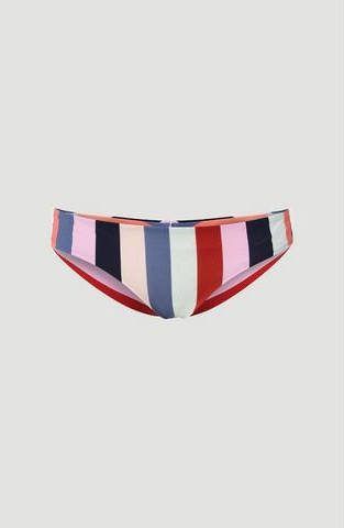 O'Neill gestreept brazilian bikinibroekje Maoi rood/blauw