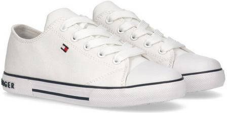 Tommy Hilfiger Sneakers LOW CUT LACE UP SNEAKER met geborduurd merklabel