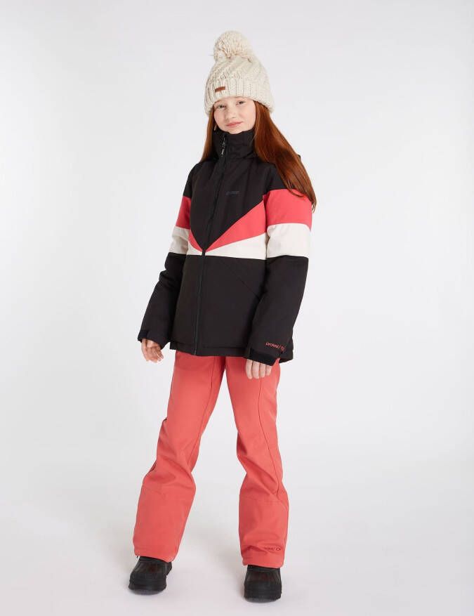 Protest prtkate ski jas zwart kinderen