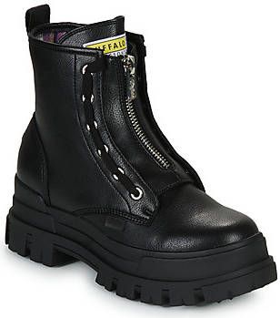 Buffalo Aspha Dames Schoenen Black Synthetisch, Leer