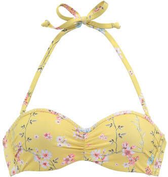 Lascana Bikini Bandeau zwempak topje Ditsy