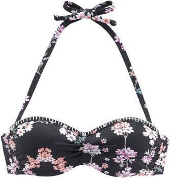 Lascana Bikini Bandeau zwempak topje Ditsy