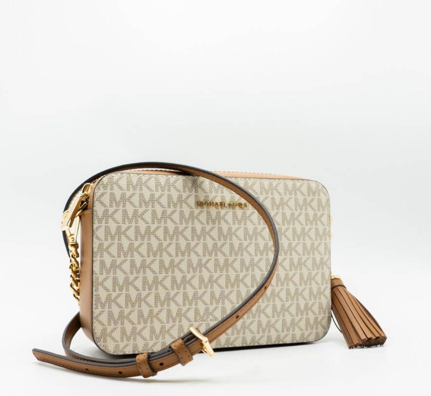 Michael Kors Jet Set Md Camera Bag vanilla Damestas