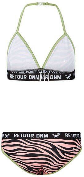 Retour Denim ! Meisjes Bikini Maat 104 All Over Print Polyamide/elasthan