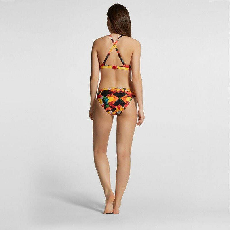 TC WOW bikinibroekje met all-over print rood