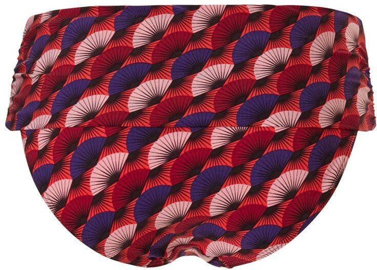 TC WOW omslag bikinibroekje met all over print rood/roze/paars