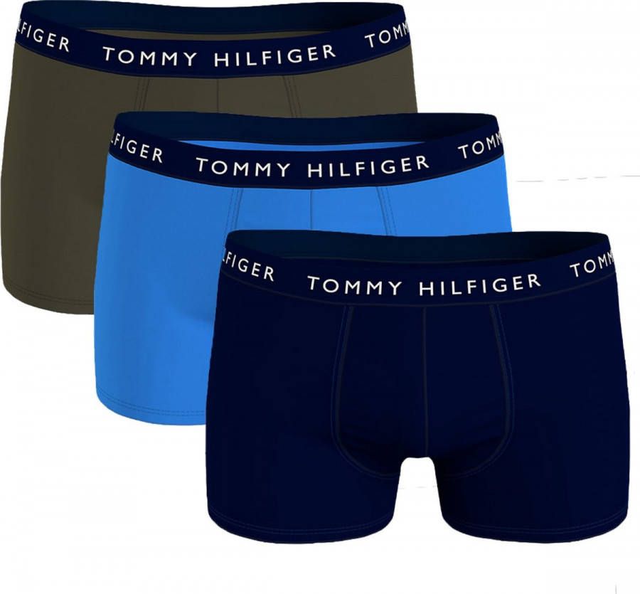 Boxershort met contrastkleurige onderbroekband(set, Set van 3 )