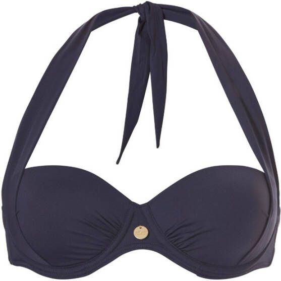 TC WOW strapless beugel bikinitop marine