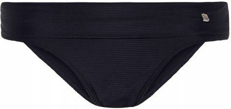 Beachlife Blues Turnover bikinislip met ingeweven streepdessin