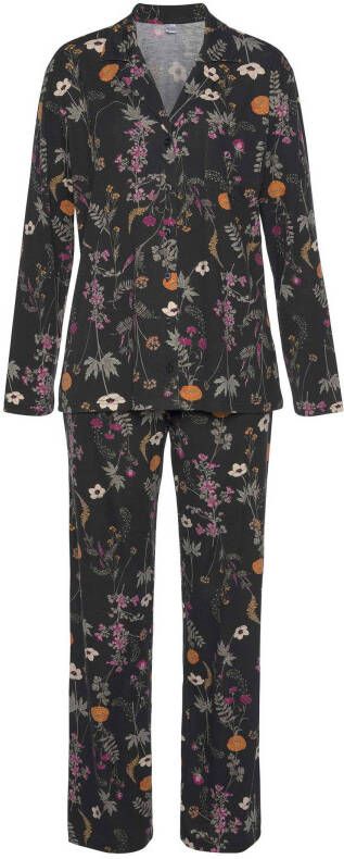 Lascana Pyjama met motief van wilde bloemen(2 delig, 1 stuk )