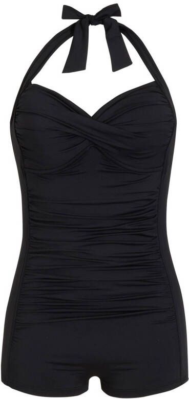 Seafolly Boyleg voorgevormd badpak met plooidetail